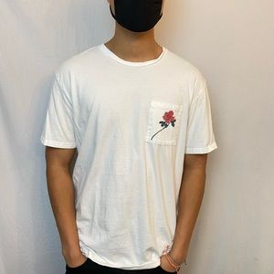 Pacsun Men’s Rose Logo Pocket T-Shirt